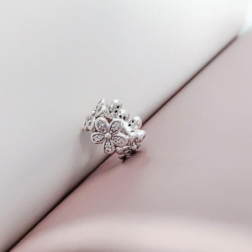 Authentic 925 Sterling Silver Bead New Creative Daisy Fashion Beads Fit Original Pandora Bracelet For Women Diy Jewelry