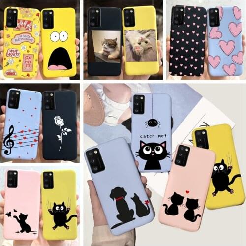 For Samsung Galaxy A41 Case Fundas 6.1" Samsung A41 A415F Russia Back Cover Soft Silicone Couple Bumper Samsung A 41 Funda Shell