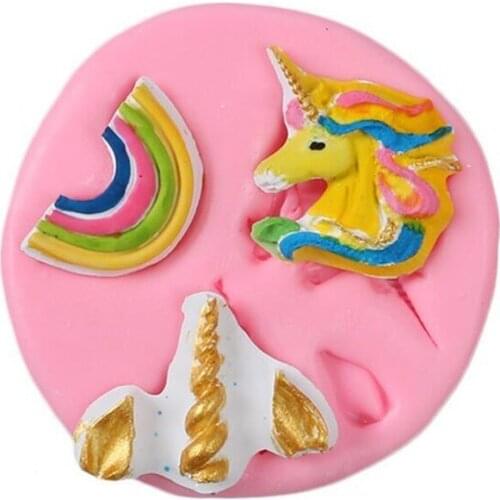 Unicorn Horse Liquid Silicone Molds Unicorn Helix Angle Baking Tools Silicone Forms Cake Decorating Tools Mold Silicone