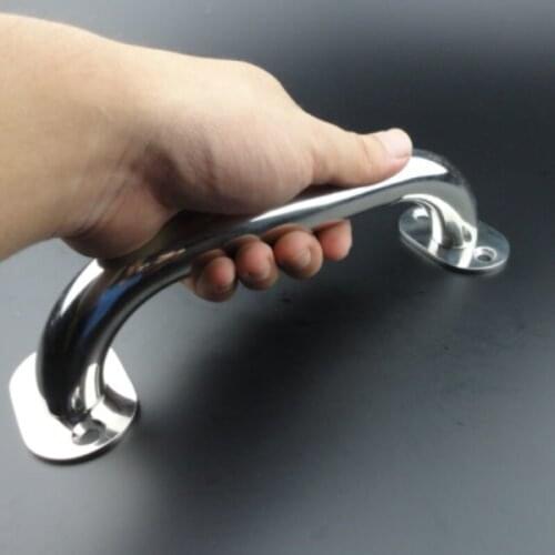 Delicate Stainless Steel 304 Boat Polished Oval Boat Grab Handle Oval Handrail