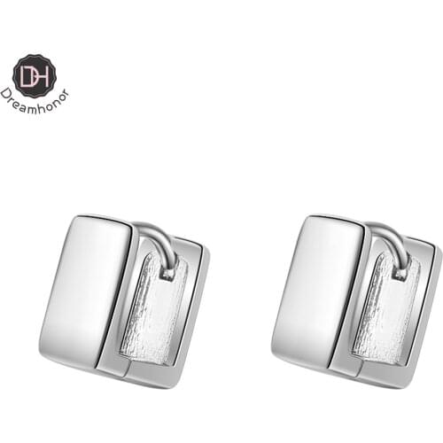 Dreamhonor Korean Fashion Simple 925 Sterling Silver Personalized Ear Bone Clip Statement Earrings Jewelry