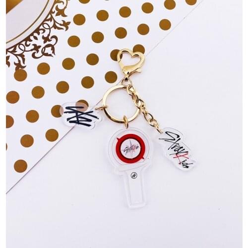 KPOP Stray Kids Keychain Creative Pendant Jewelry Letter Keychain Key Chain Ring Charms Luxury Keychains Wholesale New