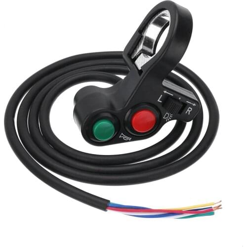 Mayitr 1pc 7/8 inch Motorcycle Scooter Dirt ATV Quad Switch Headlight Horn Turn Signals On/Off Horn Light Handlebar Switches