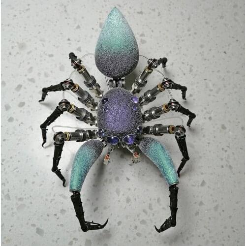 DIY Mechanical Metal Puzzle Model Kits 3D Assembly Crafts for Home Decor - Haplopelma Lividum