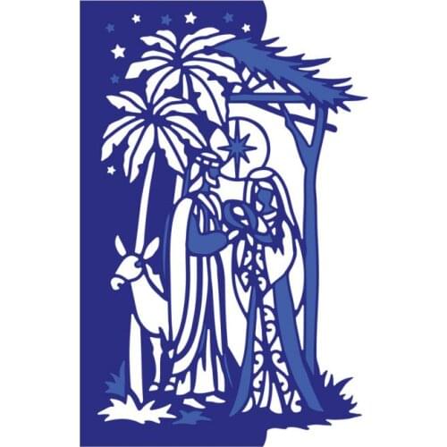 Mary and joseph metal Cutting dies card Scrapbooking Stencil Cut Die For DIY Card Crafts Handmade