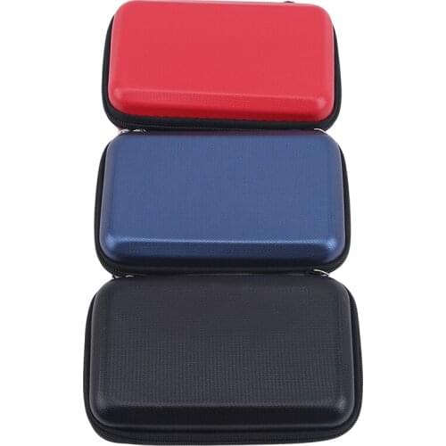 Multicolor Portable Earphone Box Mini Zip Round Storage Hard Bag Headphone Box Storage Bag Coin Purse
