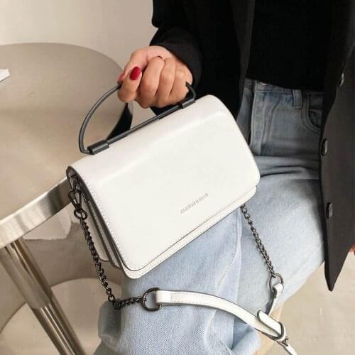 2021 Fashion Women Bags PU Shoulder Pouch Designer Brand Handbag Adjustable Shoulder Messenger Bag Female Small Square Bag