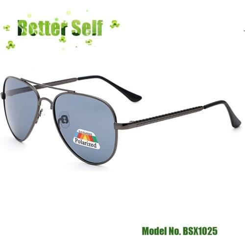 2020 New Modern Outdoor Eyeglasses Anti Glare Mens UV400 Polarized Pilot Retro Sunglasses Fashion Driver Eye Glasses BSX1025