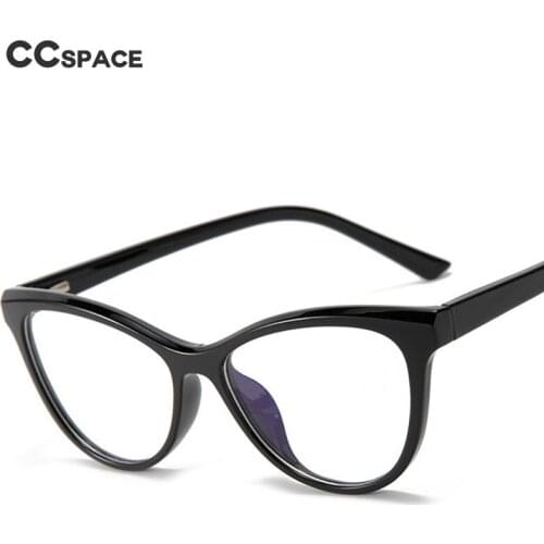47436 Cat Eye Anti Blue Light Optical Glasses Frames Spring Leg Women Men TR90 Fashion Computer Eyeglasses