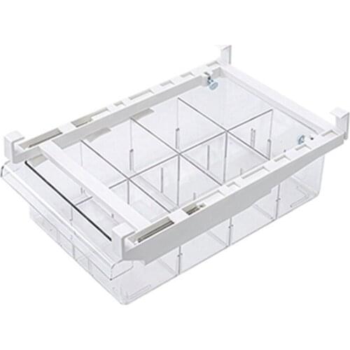 Plastic Storage Containers Drawer Organizer Boxes Pull-Out Plastic Box Storage Egg Refrigerator Organizer Drawer Transparent
