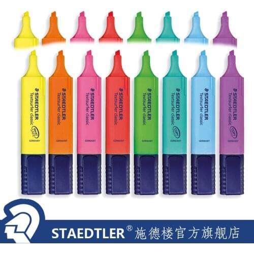 STAEDTLER Staedtler Textsurfer classic Highlighter 364 WP4 WP8 neon pen Absorted