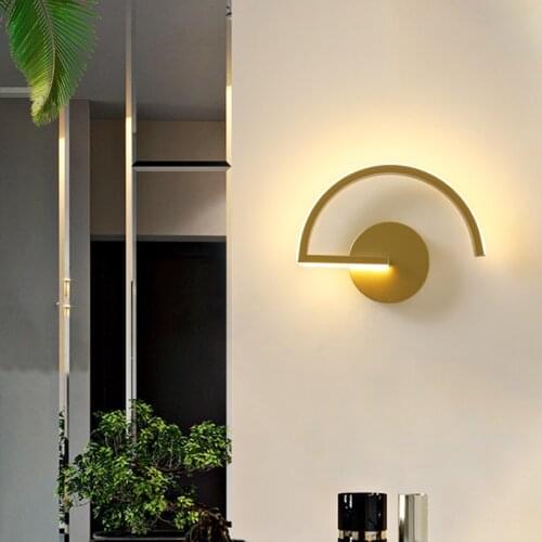 Led Wall Lamp Nordic Home Living Room Art Designer Modern Minimalist Creative Bedroom Bedside Indoor Kitchen Dining Decor Light