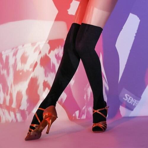High Quality Soft Comfortable Black Winter Panty-Hose Professional Dance Costume Stockings Latin Dance Accessory A047