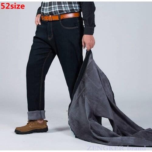 ZENGKER Men's Jeans With Fleece China