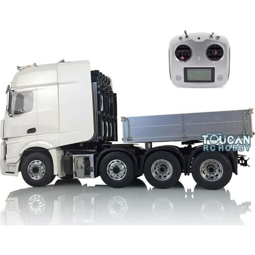 1/14 LESU Metal Chassis For DIY RC Truck Trailer Hopper Benz Actros Cabin THZH0734