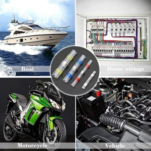 10PCS Thermal Shrinkage Electrical Car Wires Connector Solder Extrusion Terminal high quality and easy operation