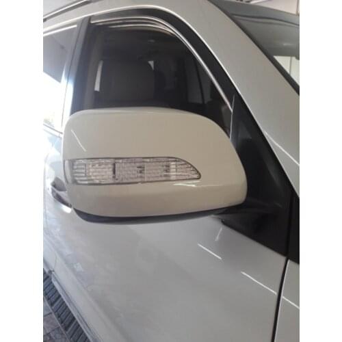 2PCS Car Review Mirror Cover With LED Light Lamp For Toyota Land Cruiser LC200 FJ200 2008-2011 Exterior Parts Car Styling