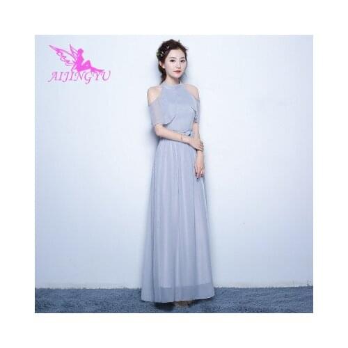 2021 girl sexy wedding party bridesmaid dresses short formal dress BN605