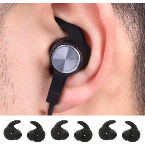 3 Pairs Silicone Earbuds Tips Cover Skin Earpiece Ear Hook Buds for HUAWEI Honor AM61 Sports Headset