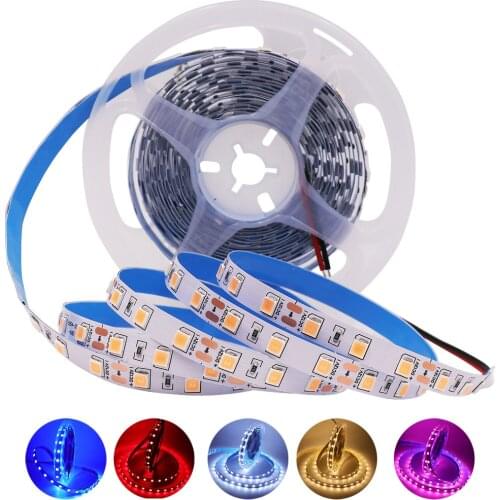 5M LED Strip Light 12V SMD5050 5054 2835 5630 Super Bright Flexible LED Tape Waterproof LED Ribbon 60/90/120/240/480/360 LEDs/M