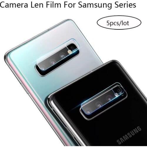 5Pcs Protective HD Camera Lens Film For S10+ S10E S9+ S8+ Tempered Glass For Note10+ Note9 Note8 Film