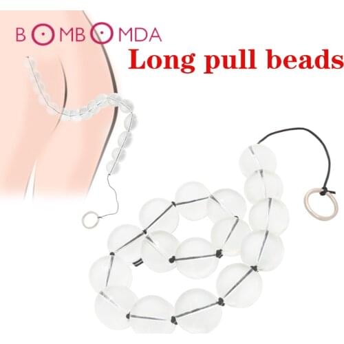 Anus Backyard Beads Anal Balls Long Anal Plug With Suction Cup Prostata Massage Butt Plug Sex Toys for Women Men Adults Products