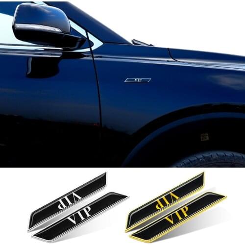 Car VIP Fender Stickers for BMW E36 E46 E39 E60 E90 Honda Crosstour Avancier Jeep Grand Commander Smart Fortwo Forspeed Decal