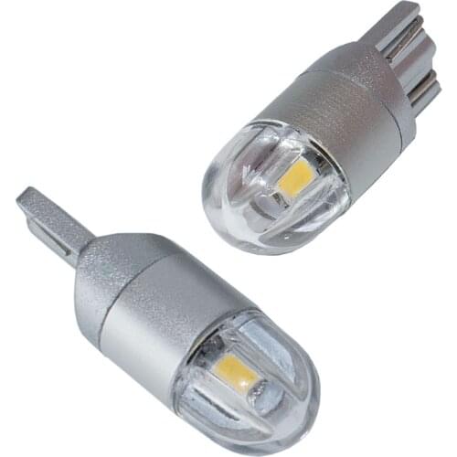 2x T10 W5W Car LED Signal Bulb Super Bright Auto Dome Reading License Plate Trunk Luggage Lamp Motorcycle Light 3030 2SMD 12V