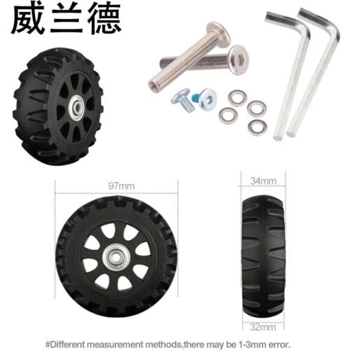 Suitcase Luggage Wheels Casters Replacement Suitcase Trolley Case Accessories Casters Repair Wheels High Quality Silent Wheels