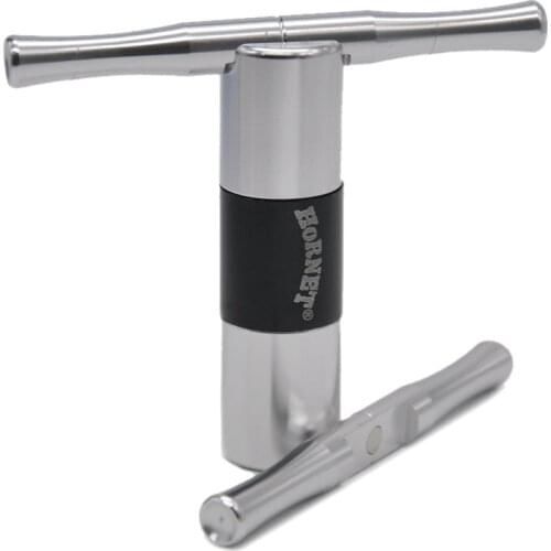 HORNET Aluminum Metal Pollen Press Presser Compressor Herb Grinder Tobacco Spice Crusher Smoking Grinder