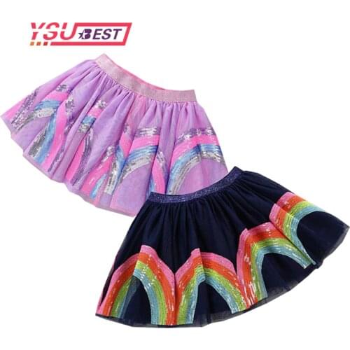 1-7Yrs Baby Princess Cute Summer Fashion Skirt New Lovely Sweet Children Kids Girls Costume Skirts Sequin Embroidery Tutu Skirts