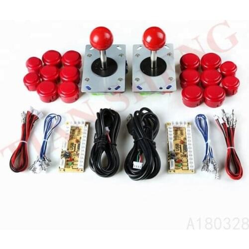 Zero Delay Arcade Game Kit DIY Parts ZIPPY joystick & push buttons for JAMMA MAME USB Cabinet Raspberry Pi DIY Replacement Parts