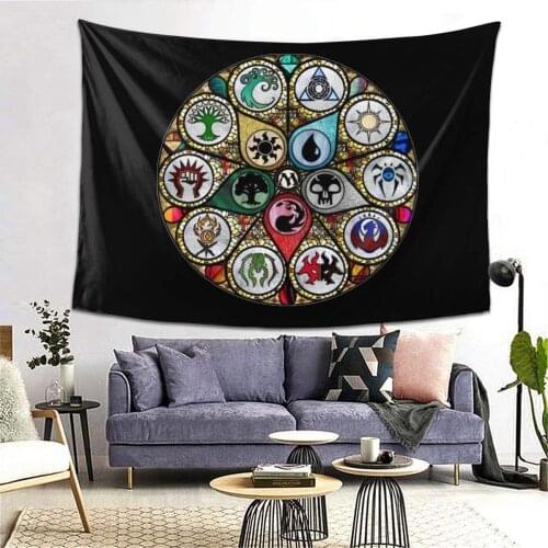 The MTG Gathering Tapestry 3D Printing Wall Hanging Blanket Wall Art