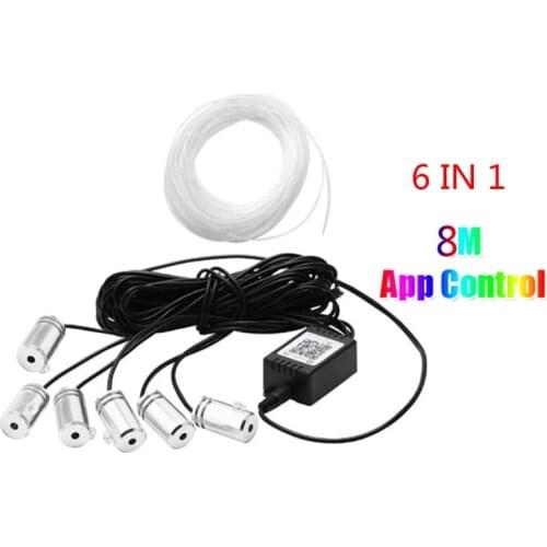 2021 New RGB LED Strip Light APP Bluetooth Control for Car Interior Atmosphere Light Lamp