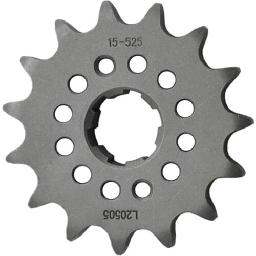 525 15T Motorcycle Front Sprocket pinion For Honda Transalp 88-91 XL600 87-88 NV600 PC21 VT600 Chopper 1988 CBR400 VF400 XL400