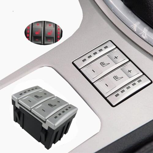 Silver Seat Heating Control Switch Button For Ford mondeo S-Max MK4 Galaxy MK3 2006 2007 2008-2015 6M2T-19K314-AC 6M2T19K314AC