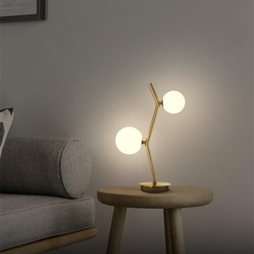 Nordic Led Table Lamp Copper Modern Table Lights For Living Room Table Bedroom Night Stand Study Desk Lamp Room Decoration Light