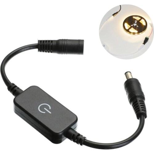 LED Strip Touch Dimmer Brightness Control LED Dimmer Switch 1key Dimmer 12V-24V Light Switch Adjustment 3528 5050 5630 LED Strip