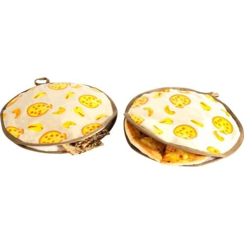 T84E 12 Inch Insulated Cloth Food Warmer - Microwavable Pouch to Keep Tortilla