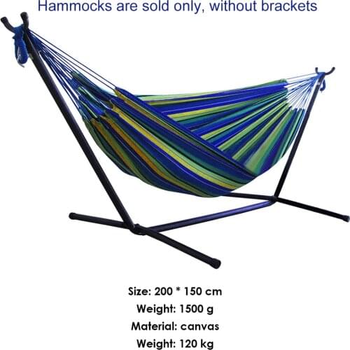 Convenient Portable Canvas Hammock Stand Multi-functional Practical Camping Sleep Swing Hanging Bed