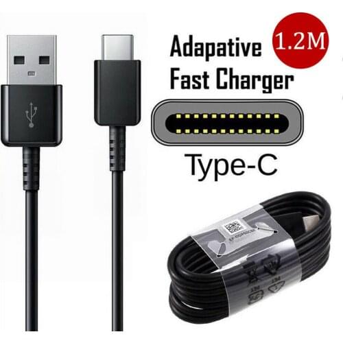1.2m 2.1A Type C Type-C USB-C 3.1 Braided shield Fast Charger USB Data Sync Cable For samsung S8 S9 S10 LG HUAWEI XIAOMI 200pc