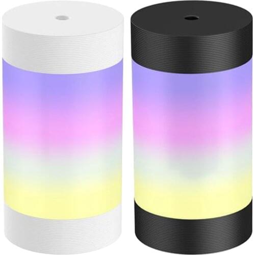 Cool Mist Air Humidifier with Colorful Night Light USB Rechargeable Low Noise Air Freshener for Car Home Bedroom Kids Rooms