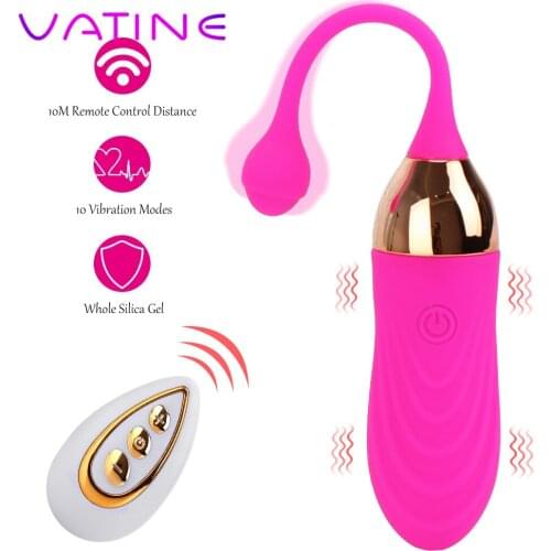 VATINE Kegel Balls Vibrating Eggs Wireless Remote Vibrator Adult Sex Toys For Women Erotic Vaginal Tight Exercise