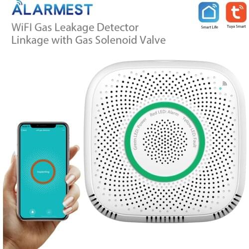 ALARMEST Wi-Fi Leakage GAS Detector Alarm For Tuya Smart life Smart Home Security System Power by Tuya