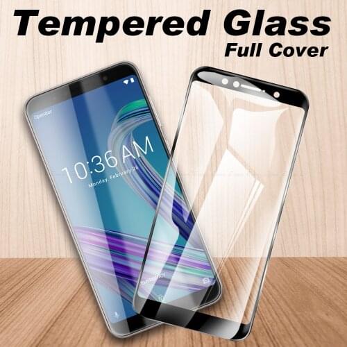 Protective Glass Screen Protector For Asus ZenFone Max Plus Pro M1 ZB602KL ZB570TL ZB555KLTempered Glass Full Cover Glass Film