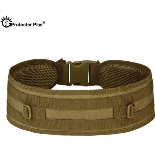 PROTECTOR PLUS Outdoor Multifunction Tactical Girdle Waist Bag Military Molle Equipment Belt Bag Army wide belt for Small bag