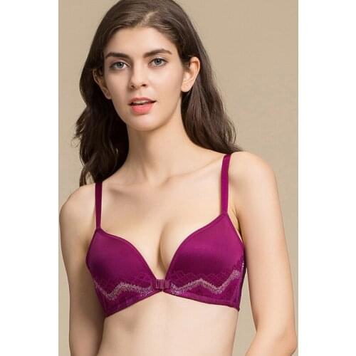 100% Pure Silk Womens Bras Women Thin Solid Female Wire Free Underwear Sexy Woman Comfortable Breathable Three Quarter Cup Bras