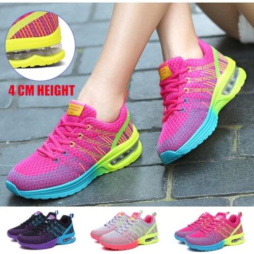 Running Shoes for Women Outdoor Breathable Fashion Womens Jogging Shoes Fitness Sneakers Colorful Air Cushion Sneaker Female