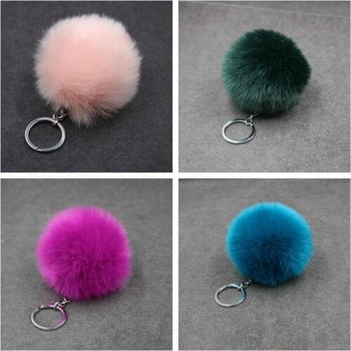 1PCS Multicolor Fashion Plush Key Chain Party Favors Gifts Family Friend Baby Souvenirs Birthday Valentines Day Gift Festive