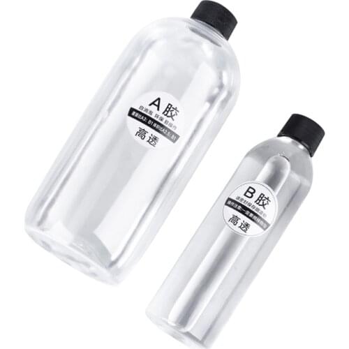 2pcs Clear DIY Crystal Glue Jewelry Making Epoxy Resin AB Crystal Glue Transparent Anti-Yellow Jewelry Making Supplies (1000g)